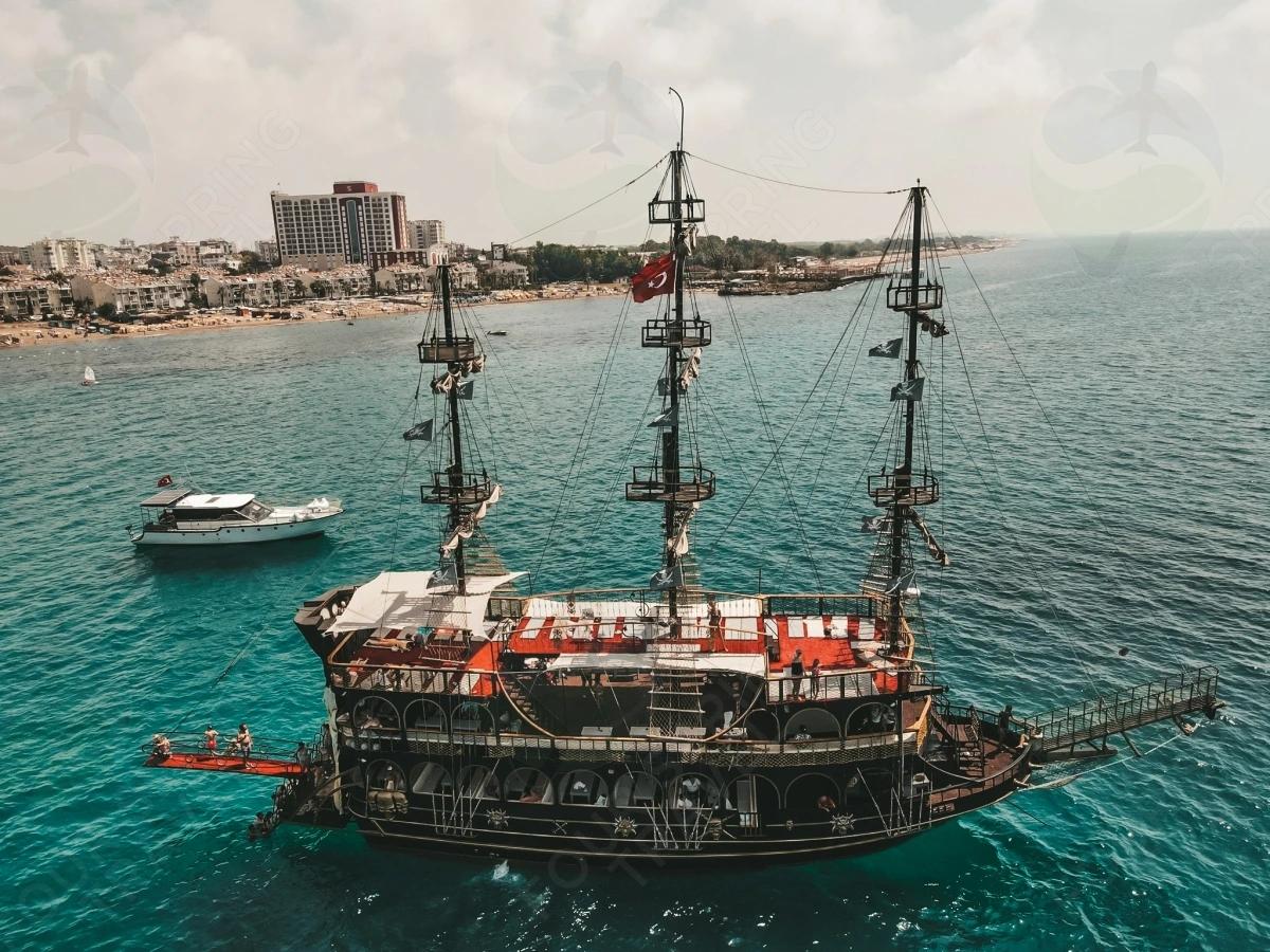 Alanya Pirate Boat Tour with Lunch, Soft Drinks & Foam Party - 5