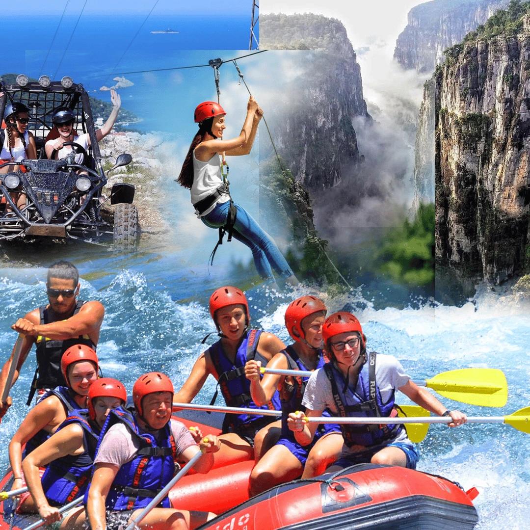 Alanya Çıkışlı Rafting ve Macera Kombo Turları - 6